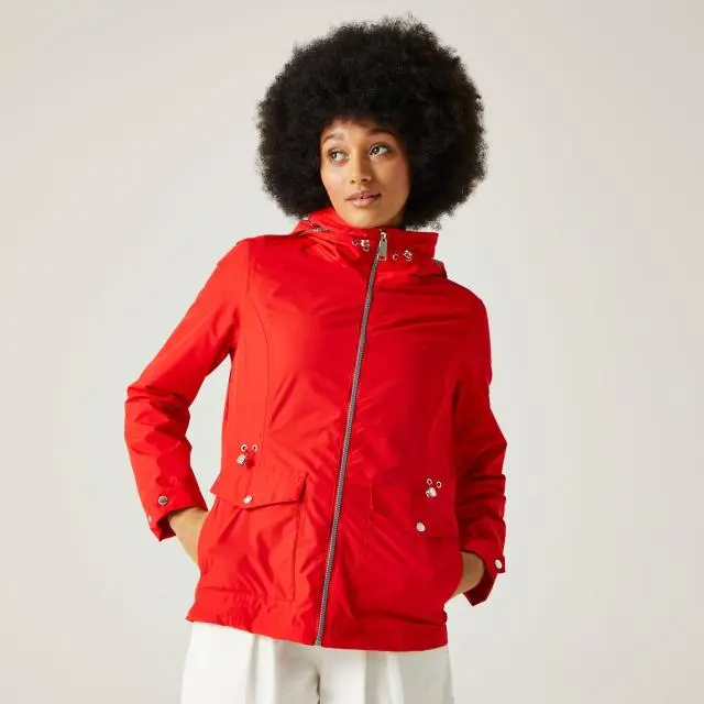 Regatta Women's Navassa Waterproof Jacket in Red 