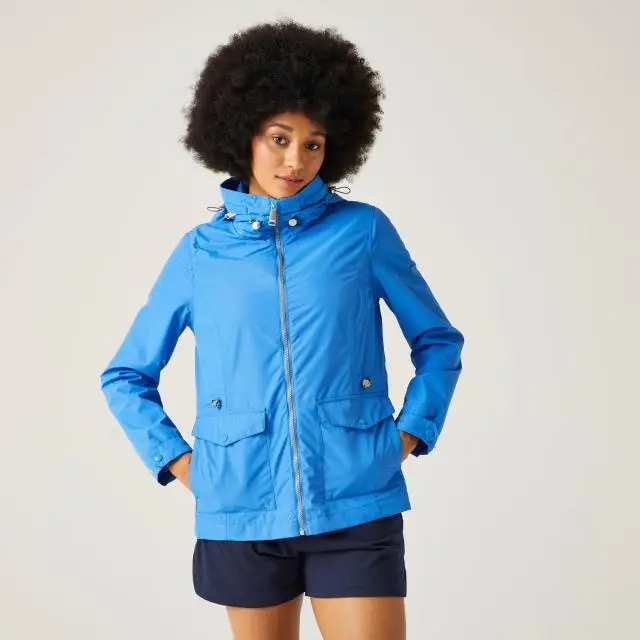 Regatta Women's 'Navassa' Waterproof Jacket in Blue | Size: 8