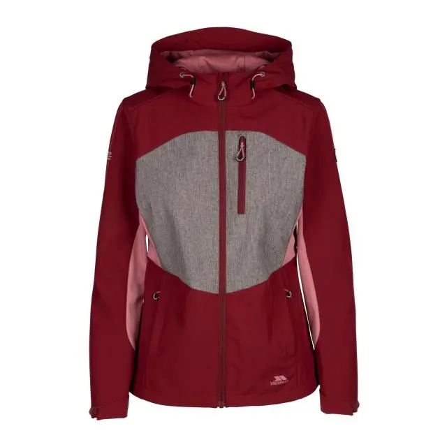 Trespass Women's Eckwood Soft Shell Jacket in Red 