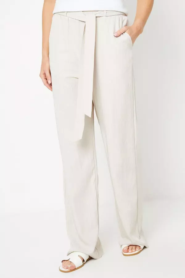 Soft Twill Paperbag Trouser