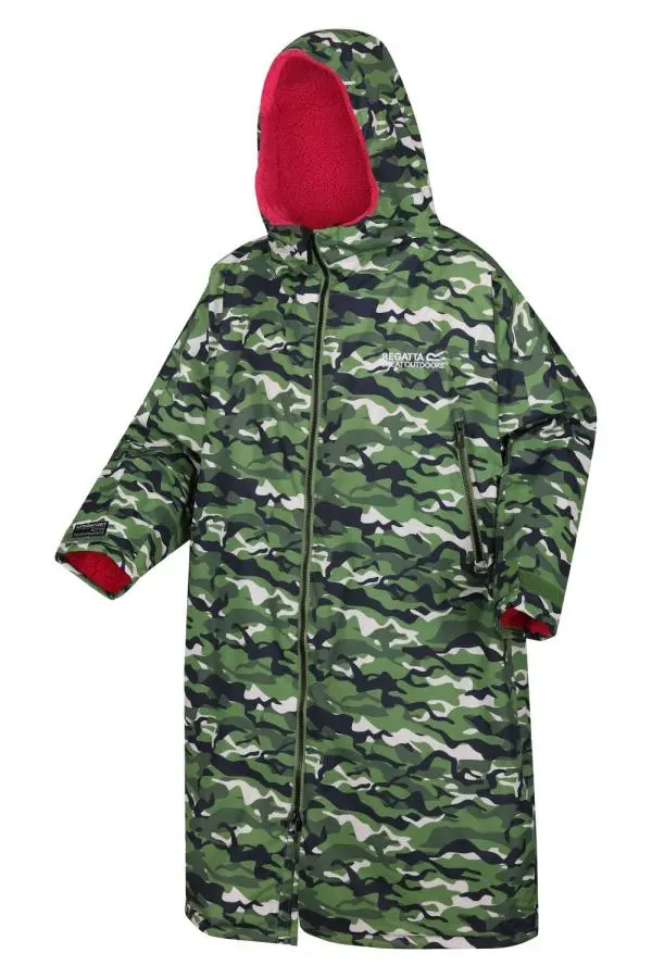 Regatta Adult Waterproof Changing Robe in Green 