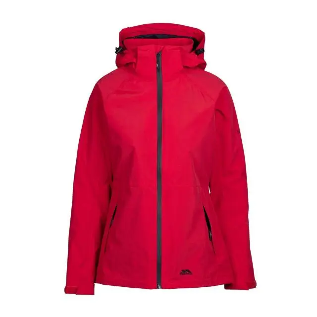 Trespass Women's Tilbury TP75 Waterproof Jacket in Red 