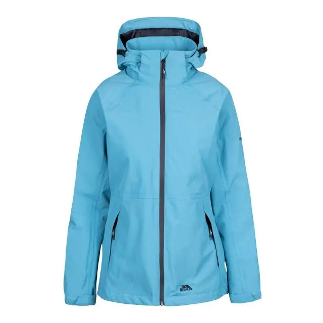 Trespass Women's Tilbury TP75 Waterproof Jacket in Blue 
