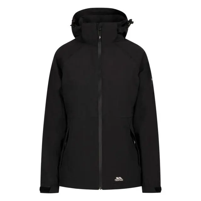Trespass Women's Tilbury TP75 Waterproof Jacket in Black 
