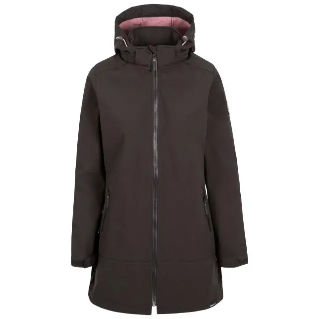 Trespass Women's Samantha Soft Shell Jacket in Black 