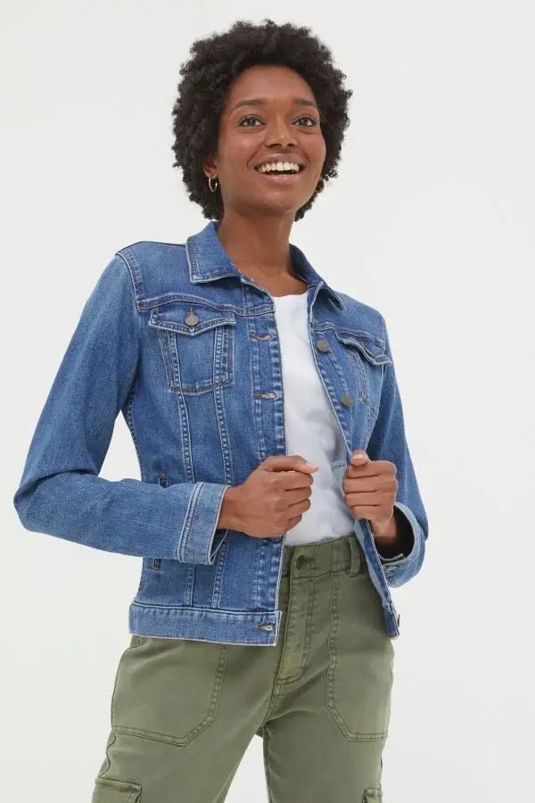 Pockets For Women Crew Clothing Womens Denim Utility Jacket