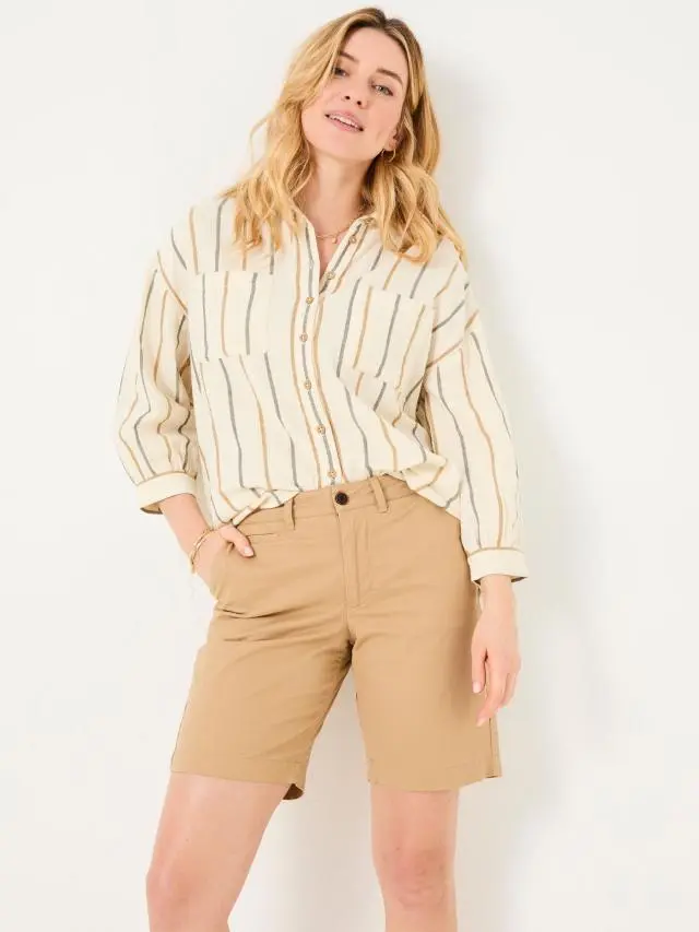 FatFace Sandown Stone Chino Shorts