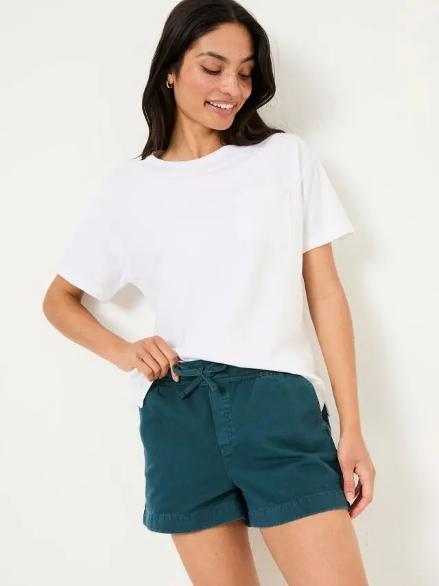 FatFace Ashby Teal Blue Drawstring Shorts