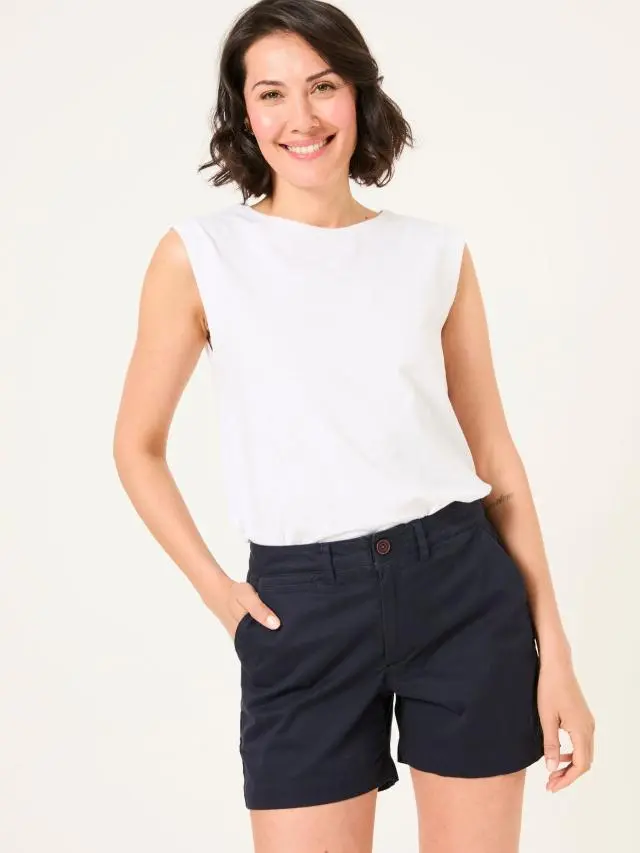 FatFace Padstow Navy Chino Shorts