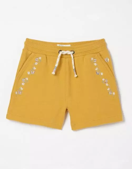 Luna Embroidered Sweat Shorts
