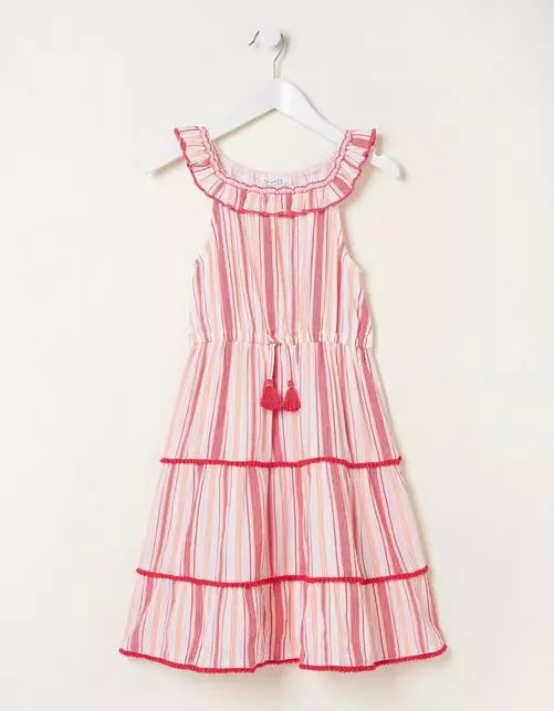 Raya Stripe Woven Dress