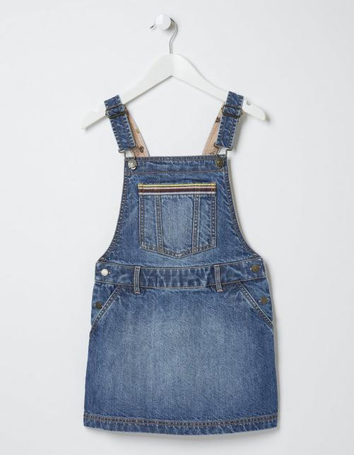 Denim Dungaree Dress