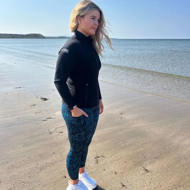 Elevate Gym Leggings - Teal Black Animal