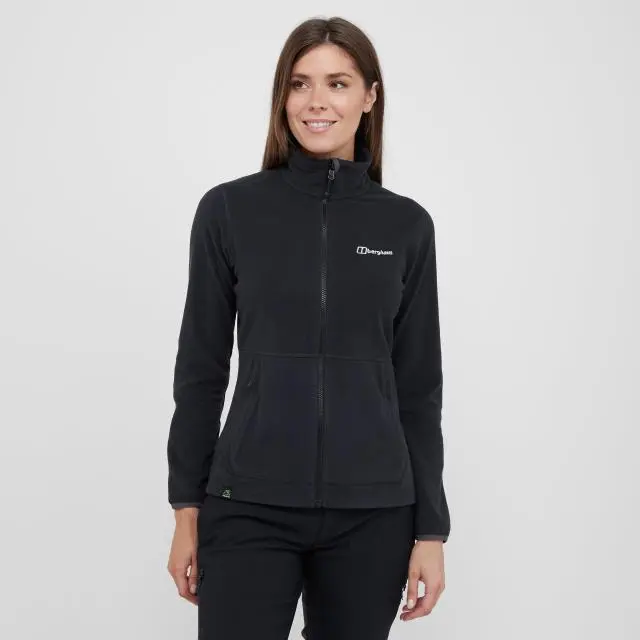 Berghaus Women's Prism 2.0 Full Zip Fleece Jacket, Black