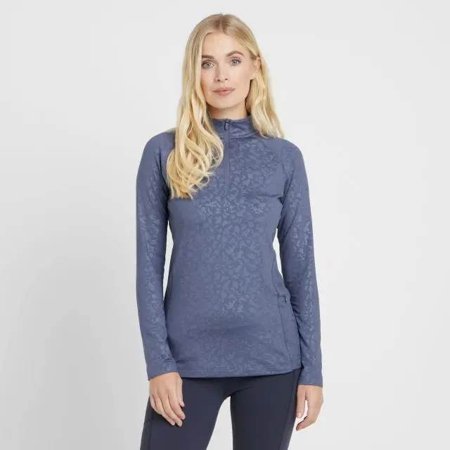 Aubrion Women's Revive Long Sleeve Baselayer, Blue
