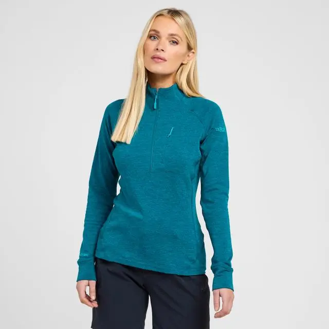Rab Women's Nexus Pull-On Fleece, Blue