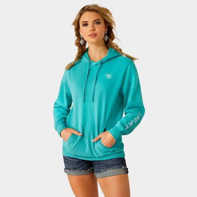 Ariat Womens Logo 2.0 Hoodie, Blue