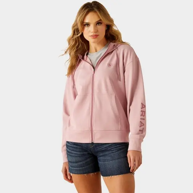 Ariat Womens Breeze Full Zip Hoodie, Purple