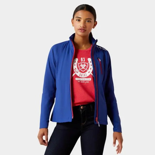 Ariat Womens Rion StretchShell Insulated Jacket, Blue