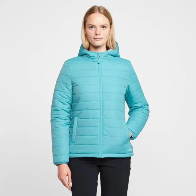 Peter Storm Women's Blisco II Hooded Jacket Yellow, Blue