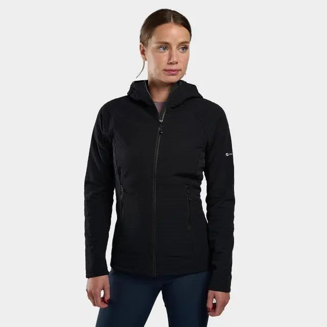 Montane Women's Protium XT Hooded Fleece Jacket, Black