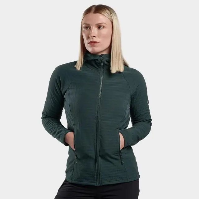 Montane Women's Protium XT Hooded Fleece Jacket, Green