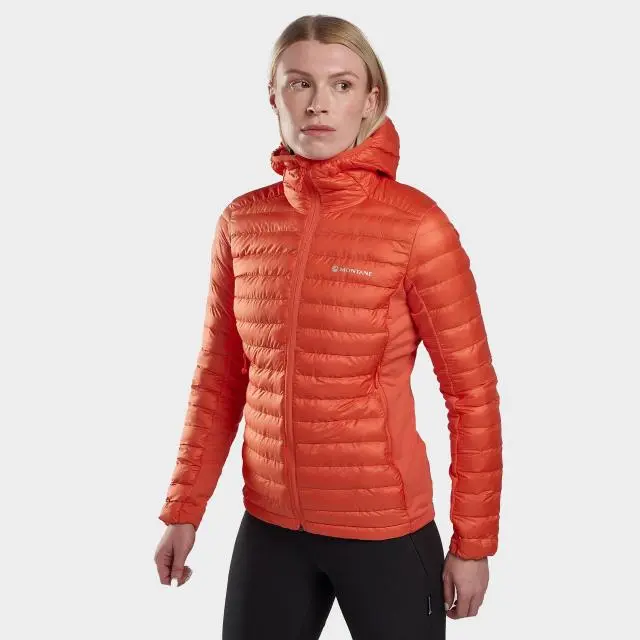 Montane Women's Icarus Lite Hooded Jacket, Orange