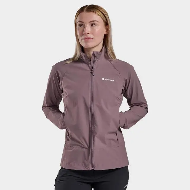 Montane Women's Tenacity Nano Softshell Jacket, Purple