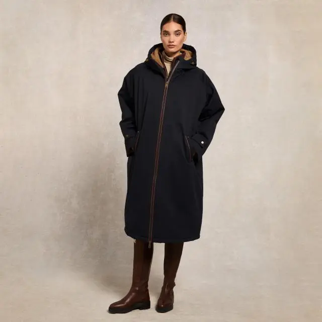 Holland Cooper Womens One Sized Waterproof Coat, Blue
