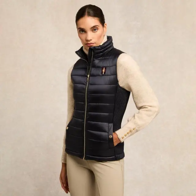 Holland Cooper Womens Team Lightweight Gilet, Blue