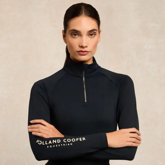 Holland Cooper Womens Chiltern Base Layer, Navy