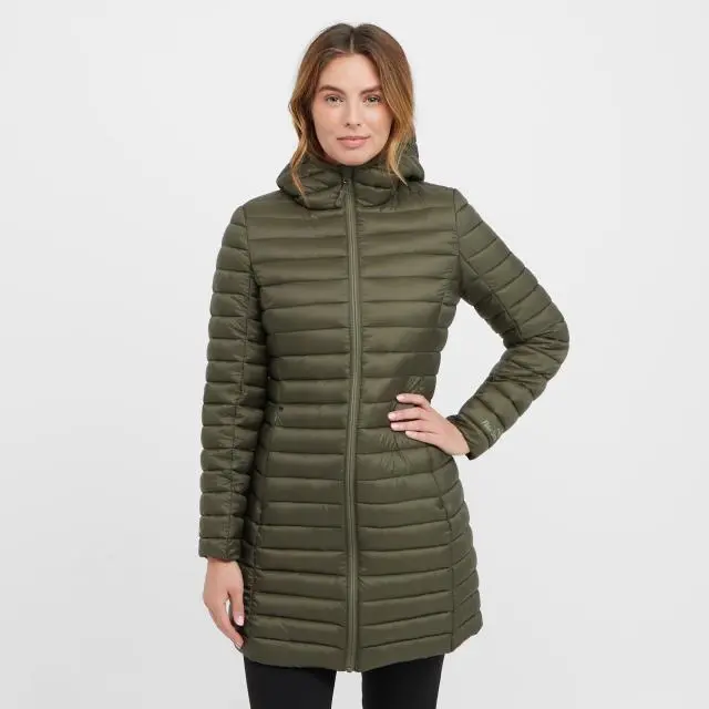 Peter Storm Women's Langdale Longline Baffle Jacket, Khaki