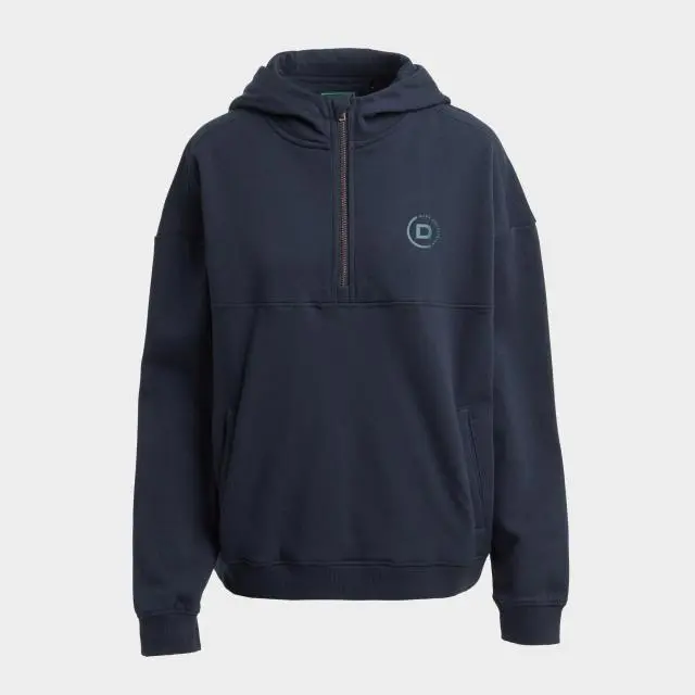 Dublin Women's 1/4 Zip Hooded Fleece Pullover, Navy