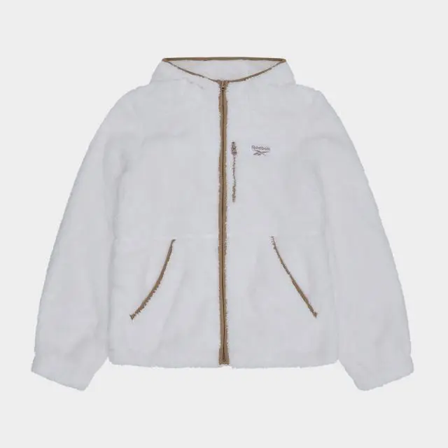 Reebok Women's Double Monkey Fleece, Cream