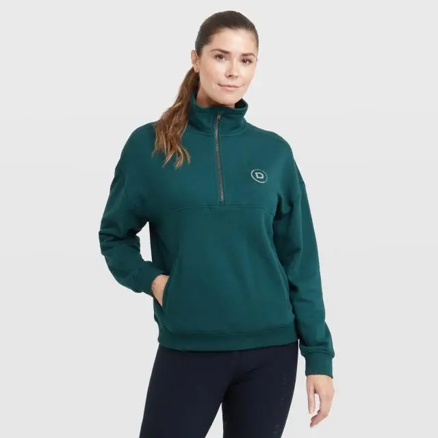 Dublin Women's 1/4 Zip Fleece Pullover, Green