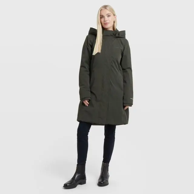 WeatherBeeta Women's All Purpose Waterproof Longline Equestrian Jacket, Green