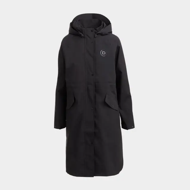 Dublin Women's Wet Weather Long Jacket, Black