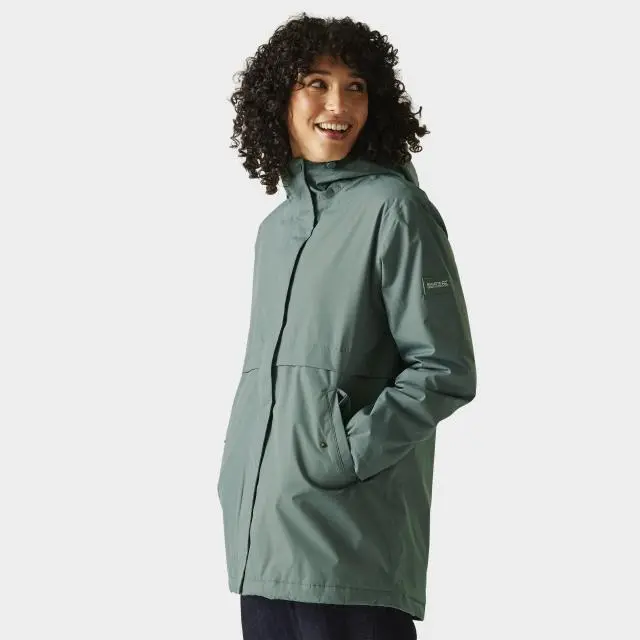Regatta Women's Brielly Waterproof Jacket, Green
