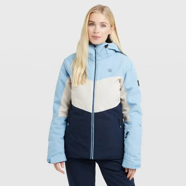 Dare 2B Women's Iced Waterproof Ski Jacket, Blue
