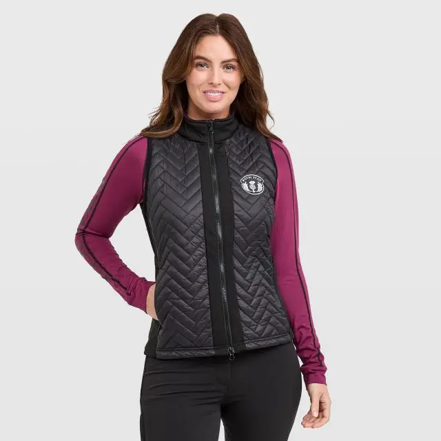Royal Scot Women's Kayley Hybrid Gilet, Black