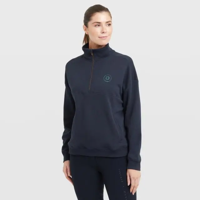 Dublin Women's 1/4 Zip Fleece Pullover, Navy