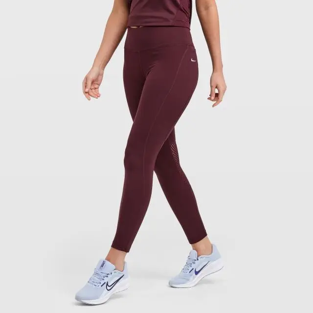 Nike Women's Fast Mid-Rise 7/8 Leggings, Brown