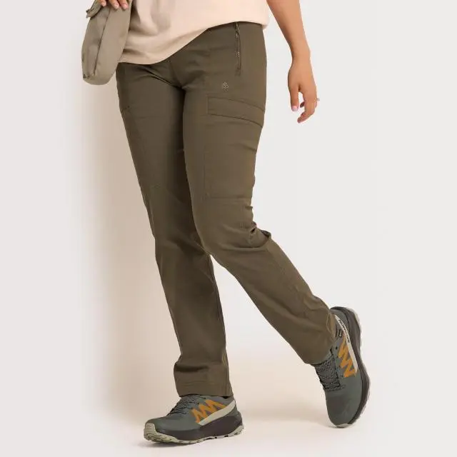 Craghoppers Women's Kiwi Pro Cargo Trousers, Mid Khaki