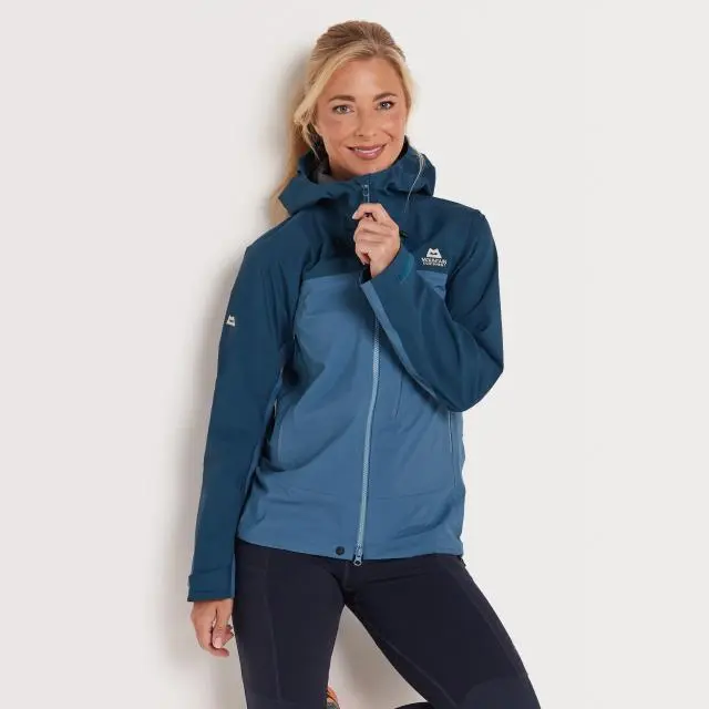 Mountain Equipment Women's Makalu Waterproof Jacket, Stellar/Majolica