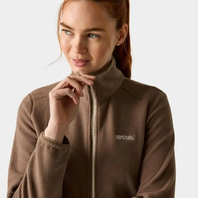 Regatta Women's Floreo IV Full Zip Fleece, Mocha Light Vanilla
