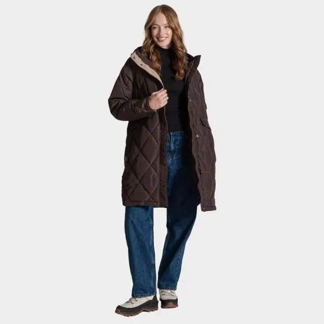 Craghoppers Women's Sweetgrass Hooded Jacket, Brown