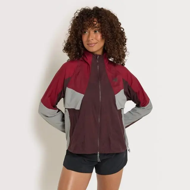 New Balance Women's RC Running Jacket, Dark Red