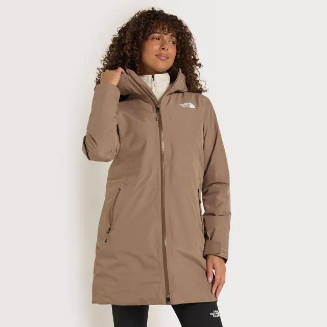 The North Face Women's Hikesteller Insulated Parka, Stone