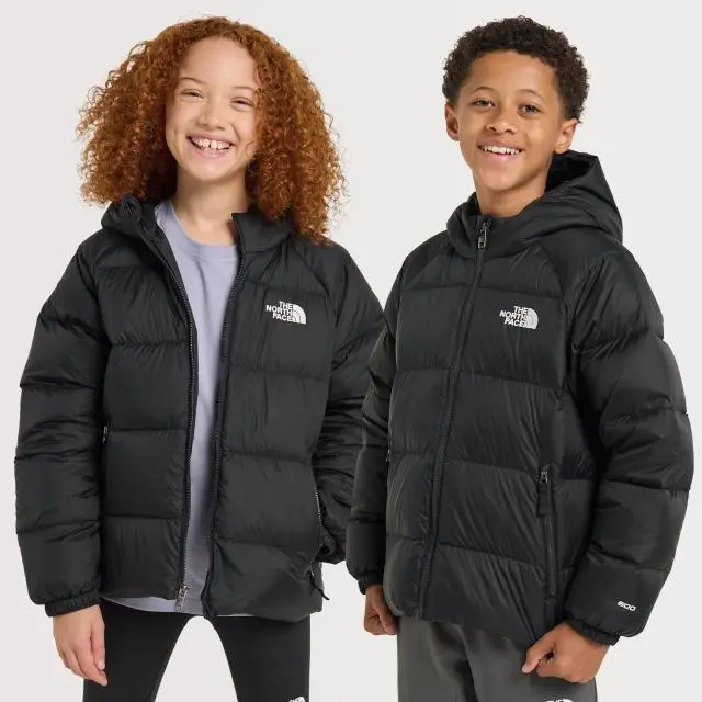 The North Face Boy's Hydrenalite Down Hooded Jacket, Black