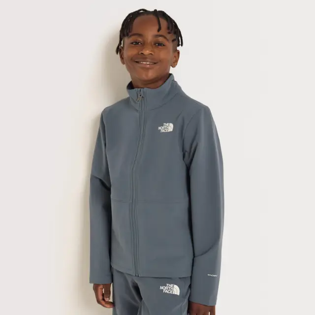 The North Face Girl's Perlino Softshell Jacket, Dark Grey